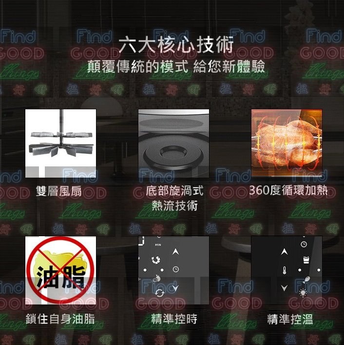 意大利品牌Aston Home 第三代視窗旋轉11L零失敗智能空氣炸鍋