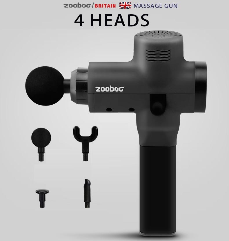 英國品牌 ZOOBOO 可調式振動肌肉按摩槍