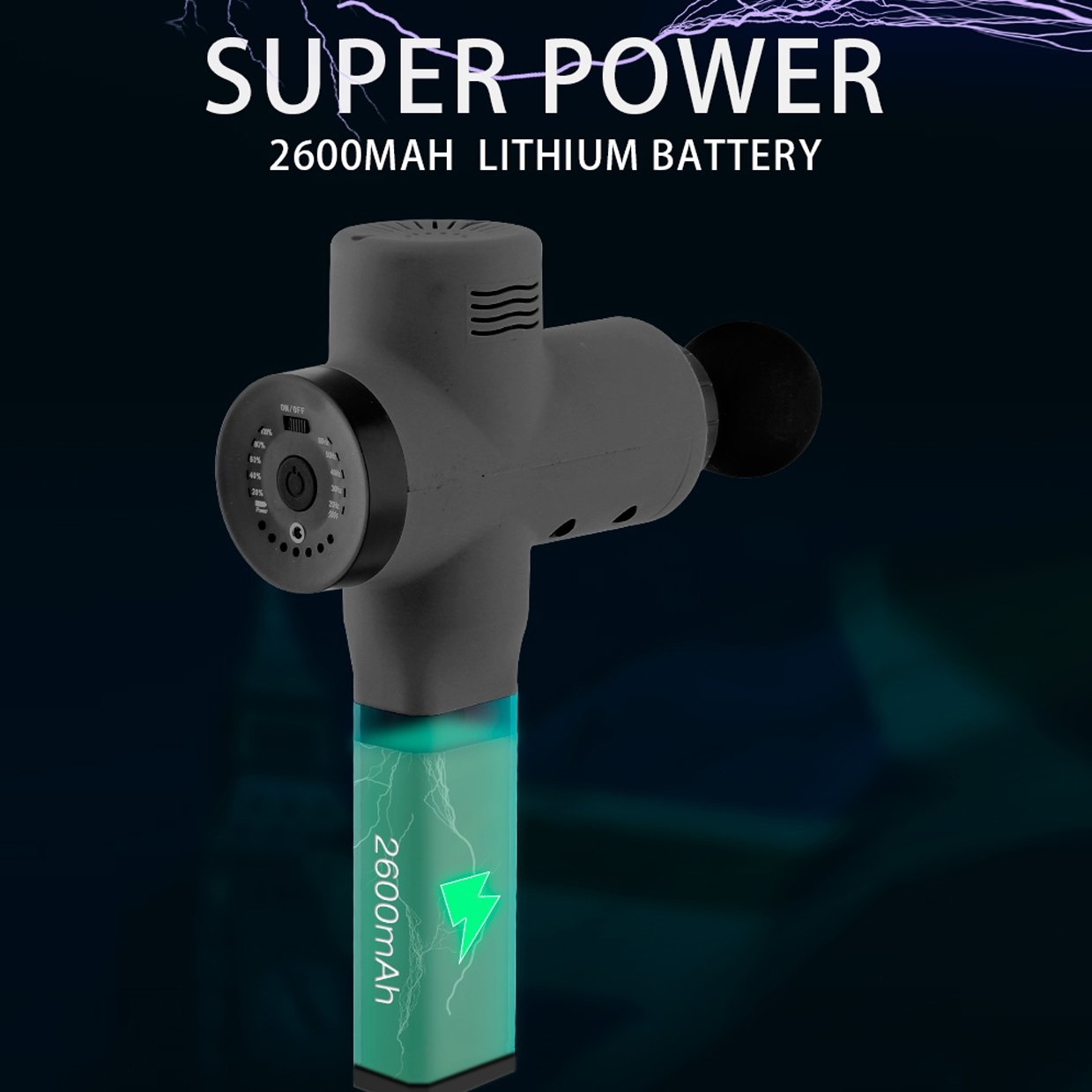 英國品牌 ZOOBOO 可調式振動肌肉按摩槍