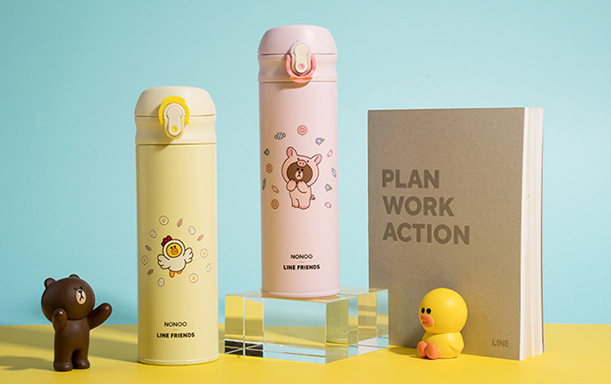 Nonoo X Line Friends 保溫保冷杯(480ml)