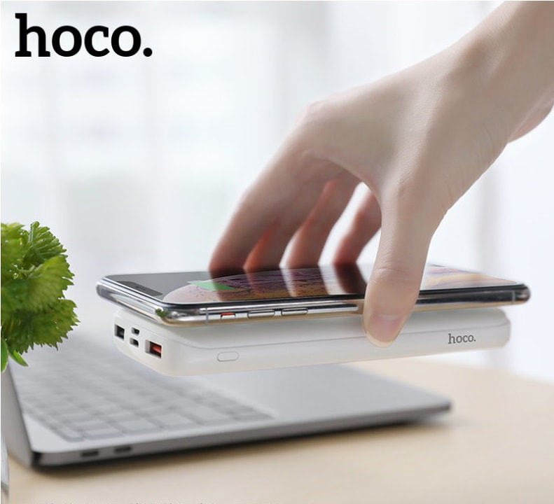 hoco. 4in1 10000mah 無線快充吸盤移動電源