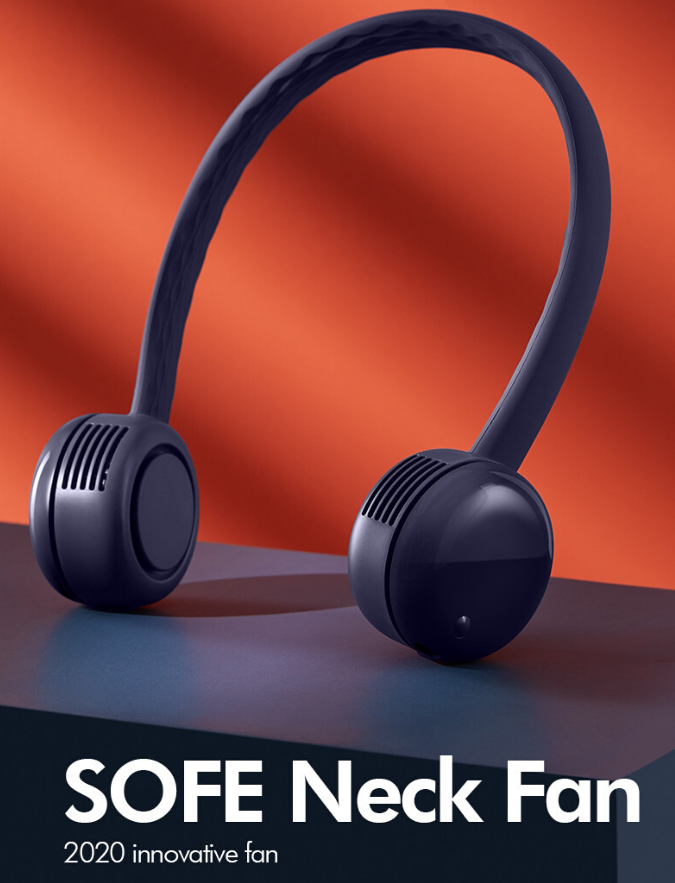 GUZI 360度風向掛頸無葉風扇