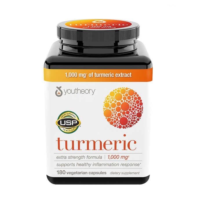 Youtheory Turmeric 1000 mg Extra Strength Formulas , 18