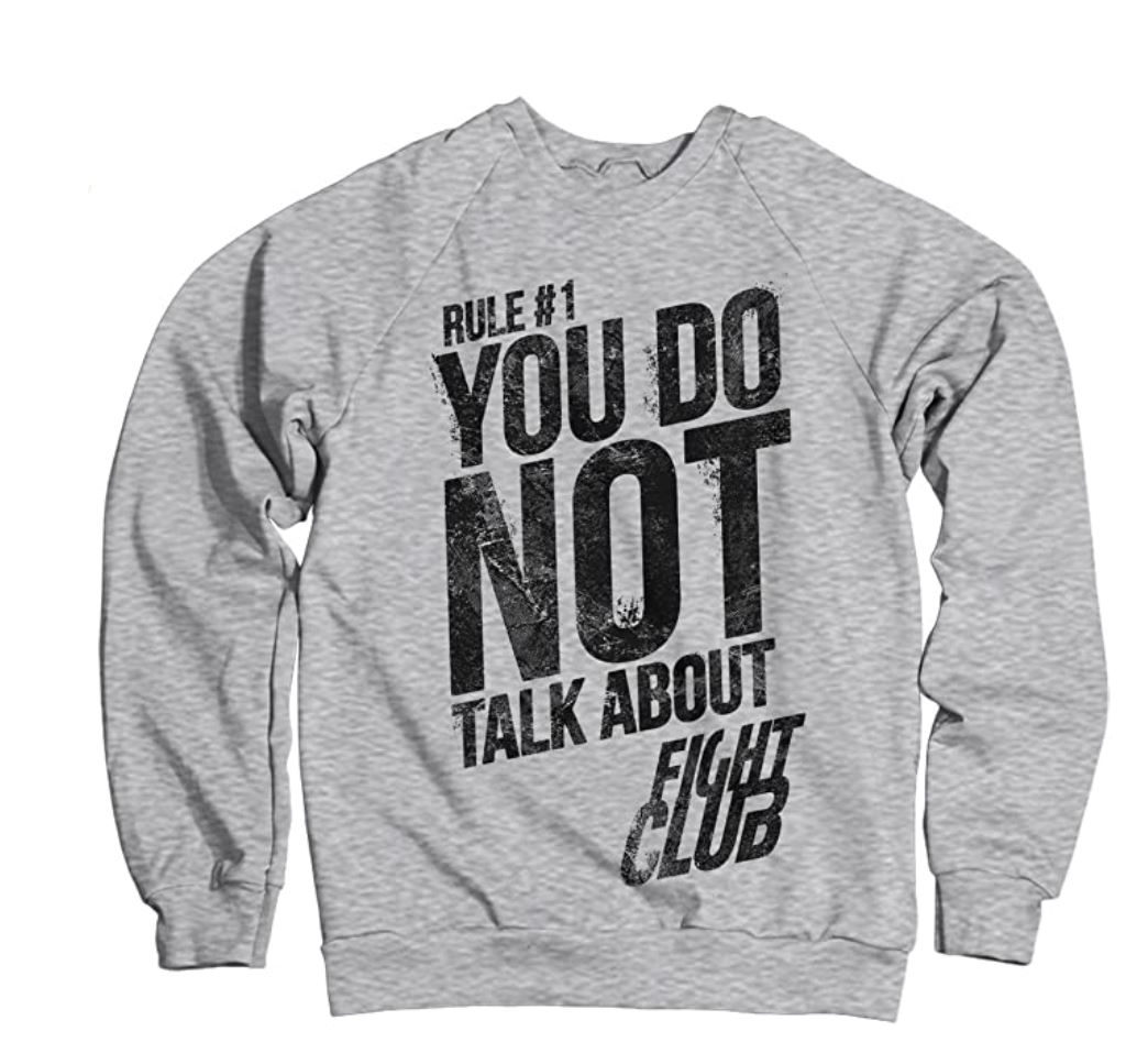 鬥陣俱樂部 Fight Club (1999) Rule #1 經典條則短TEE / 大學T / 坦克背心