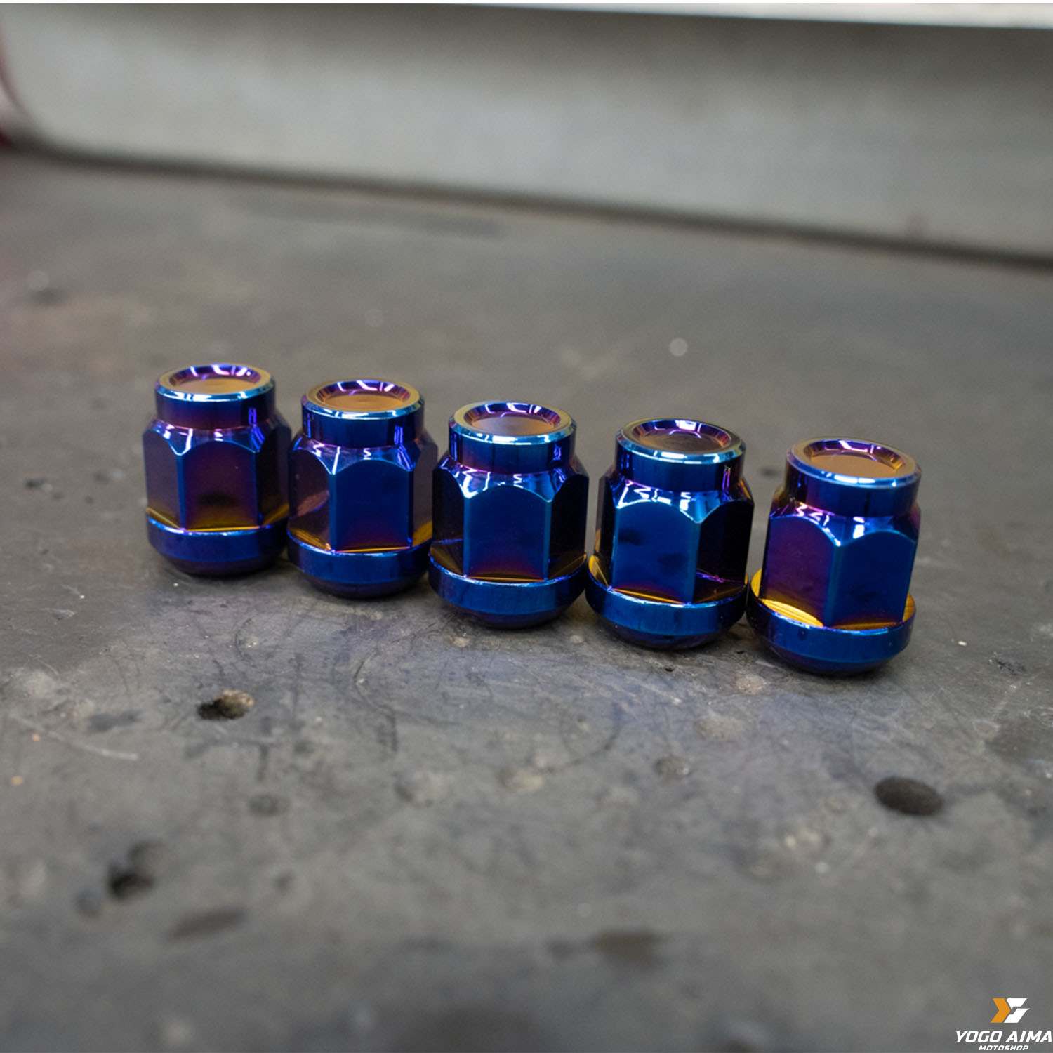 DRG 後輪鍍鈦螺帽