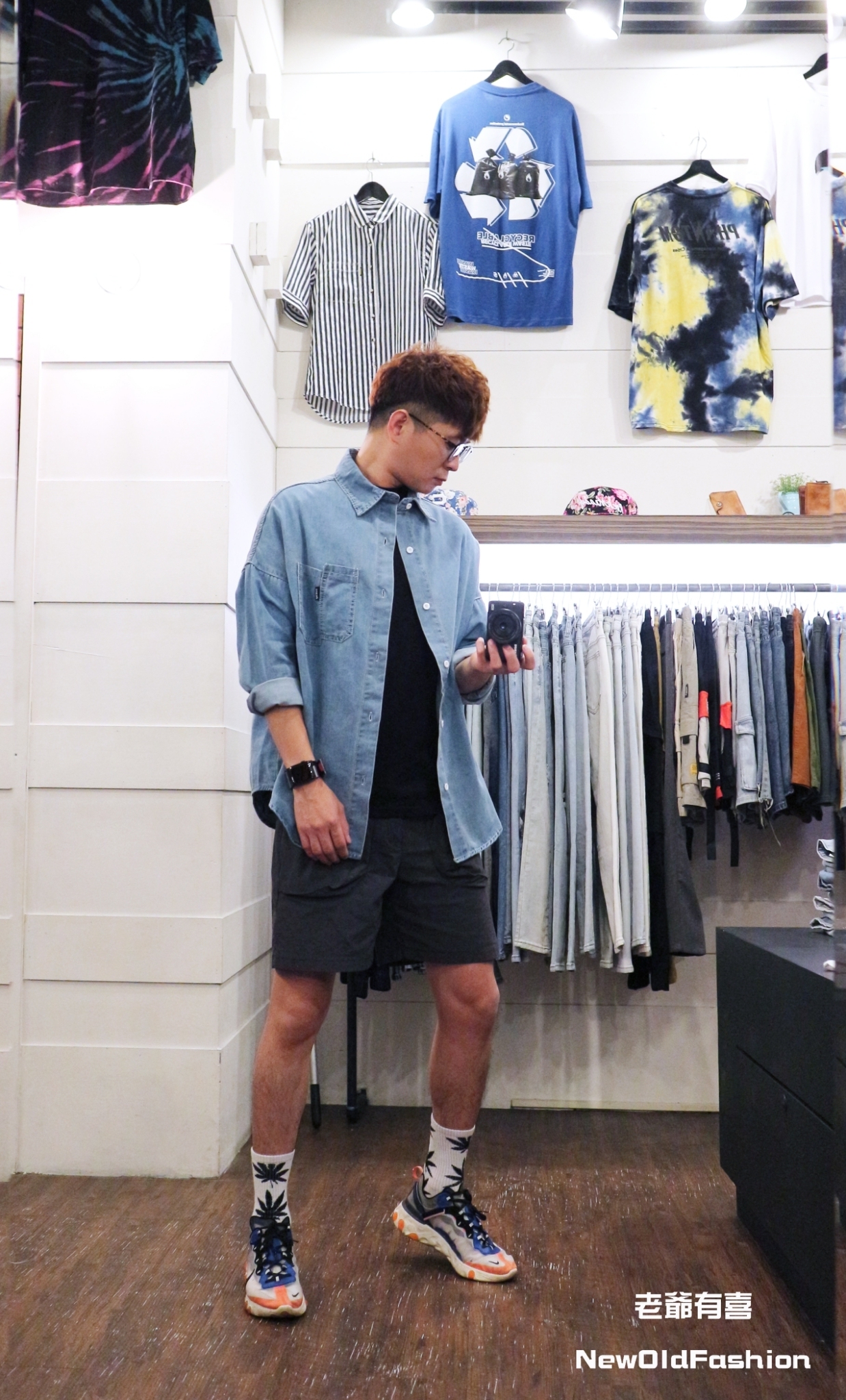 『新品上市』JEANS黑標口袋牛仔襯衫(NOF2009C210)