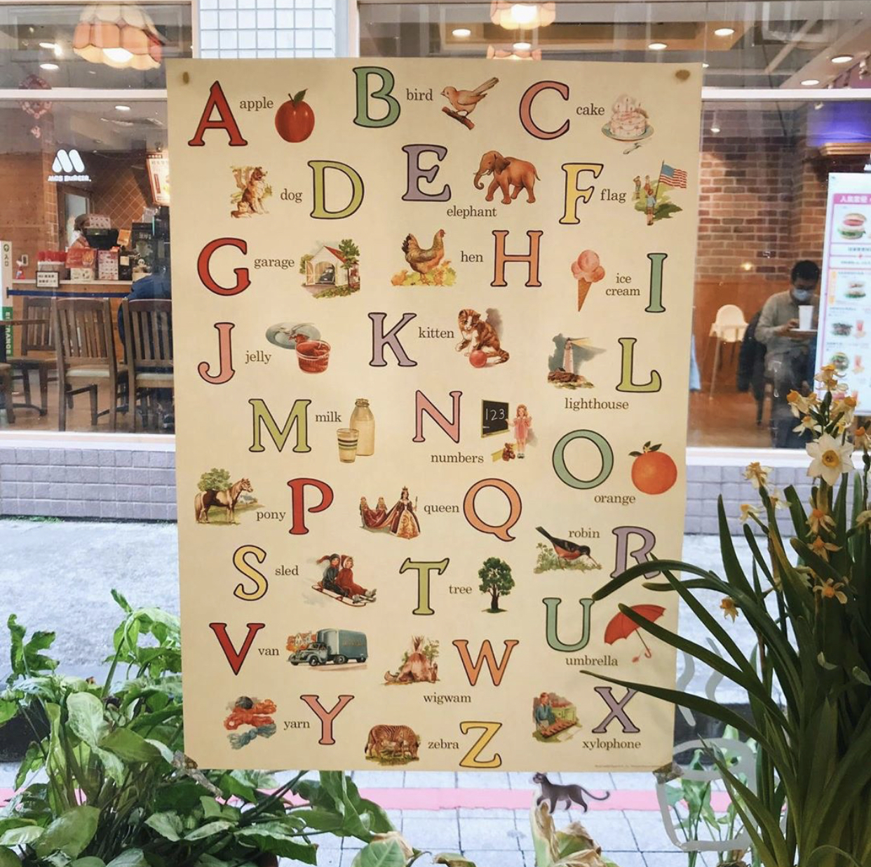 字母 包裝紙/海報 ｜美國 Cavallini & Co