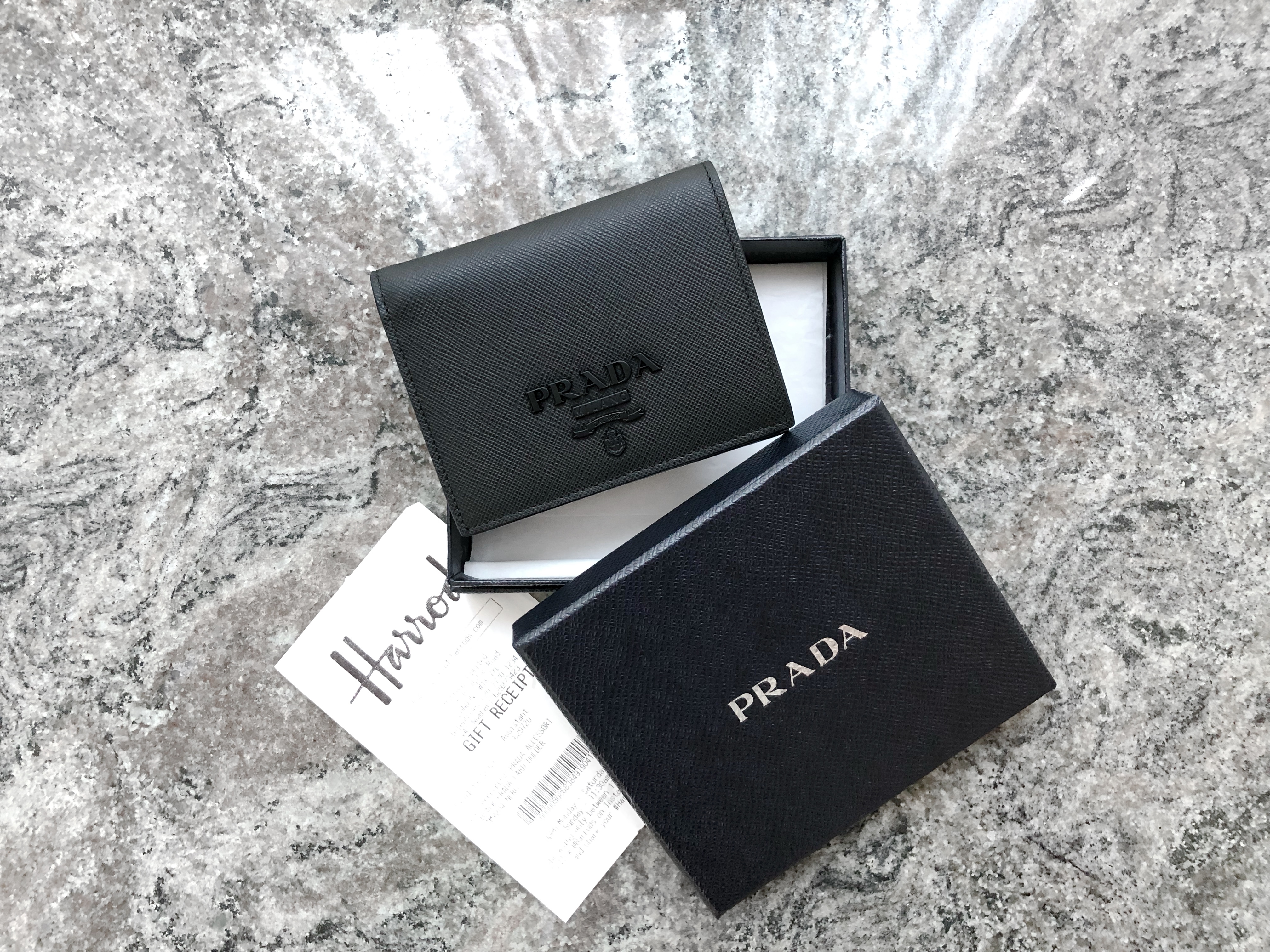PRADA Saffiano Leather Bifold Wallet
