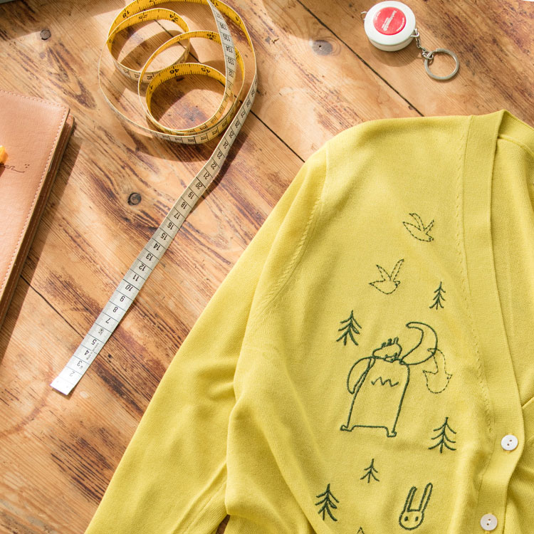 許許兒xMia，一起去散步vol.2 針織外套製作的幕後花絮