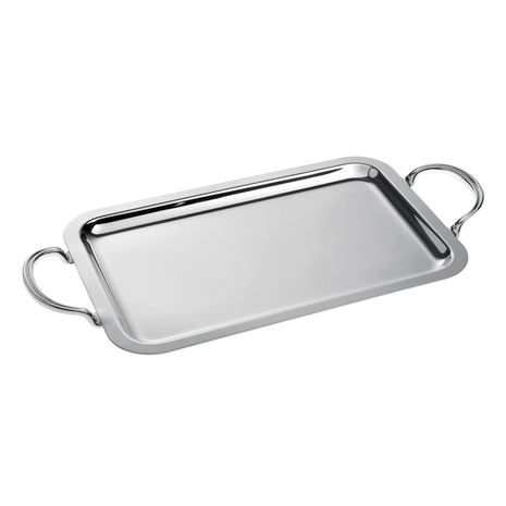 RECTANGULAR SERVING TRAY WITH HANDLES
