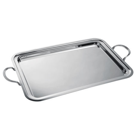 RECTANGULAR SERVING TRAY WITH HANDLES