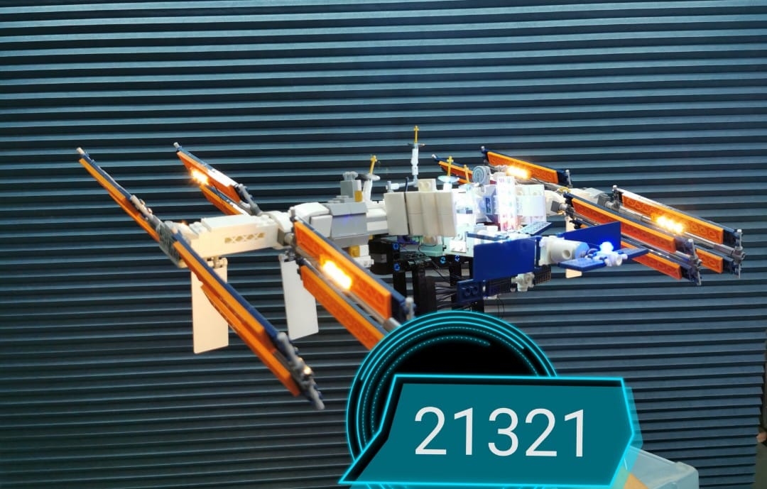 moc LED light for LEGO Ideas 21321 國際太空站