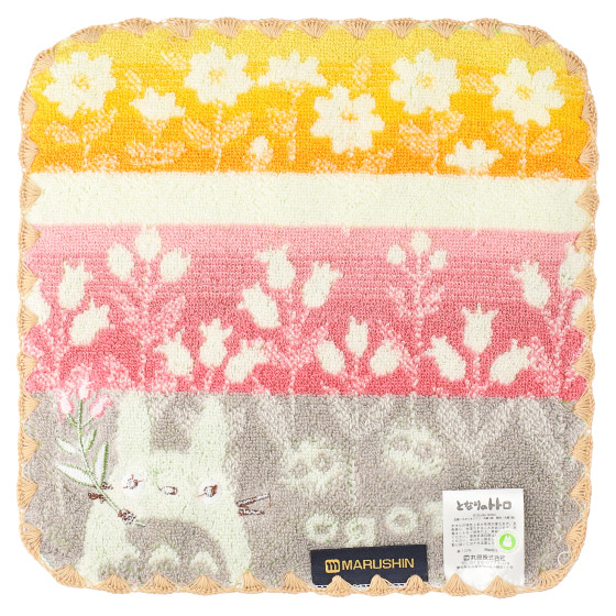 迷你毛巾 龍貓 野花