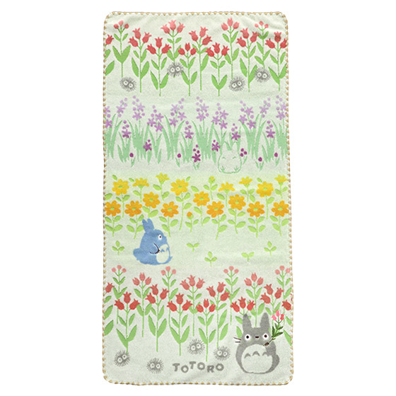 浴巾 龍貓 野花