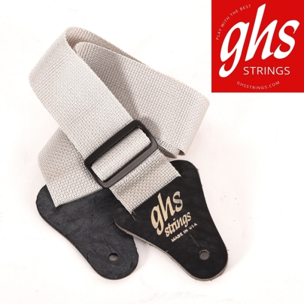 小叮噹的店 GHS GTR尼龍 銀色吉他背帶 GHOP-A8SILV