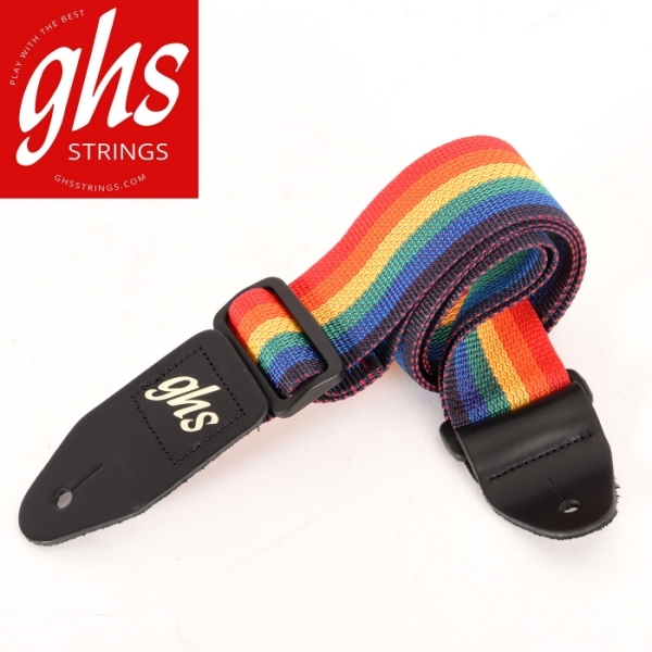 GHS GTR尼龍 彩虹吉他背帶 GHOP-A8RAIN