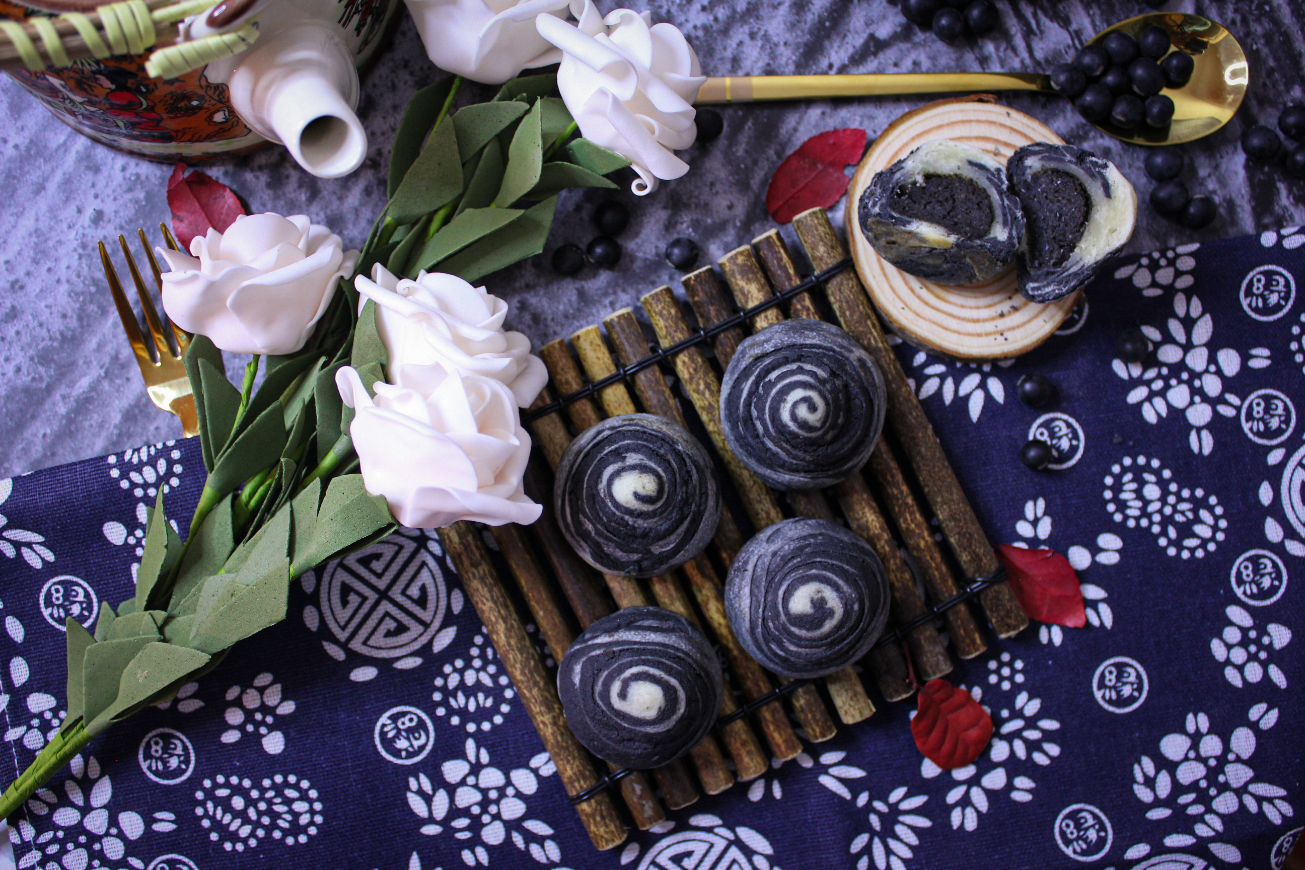 黑豆竹炭酥餅,中筋麵粉,黑豆食譜,做法,自家製,diy,黑豆, 酥餅 製作,豆沙