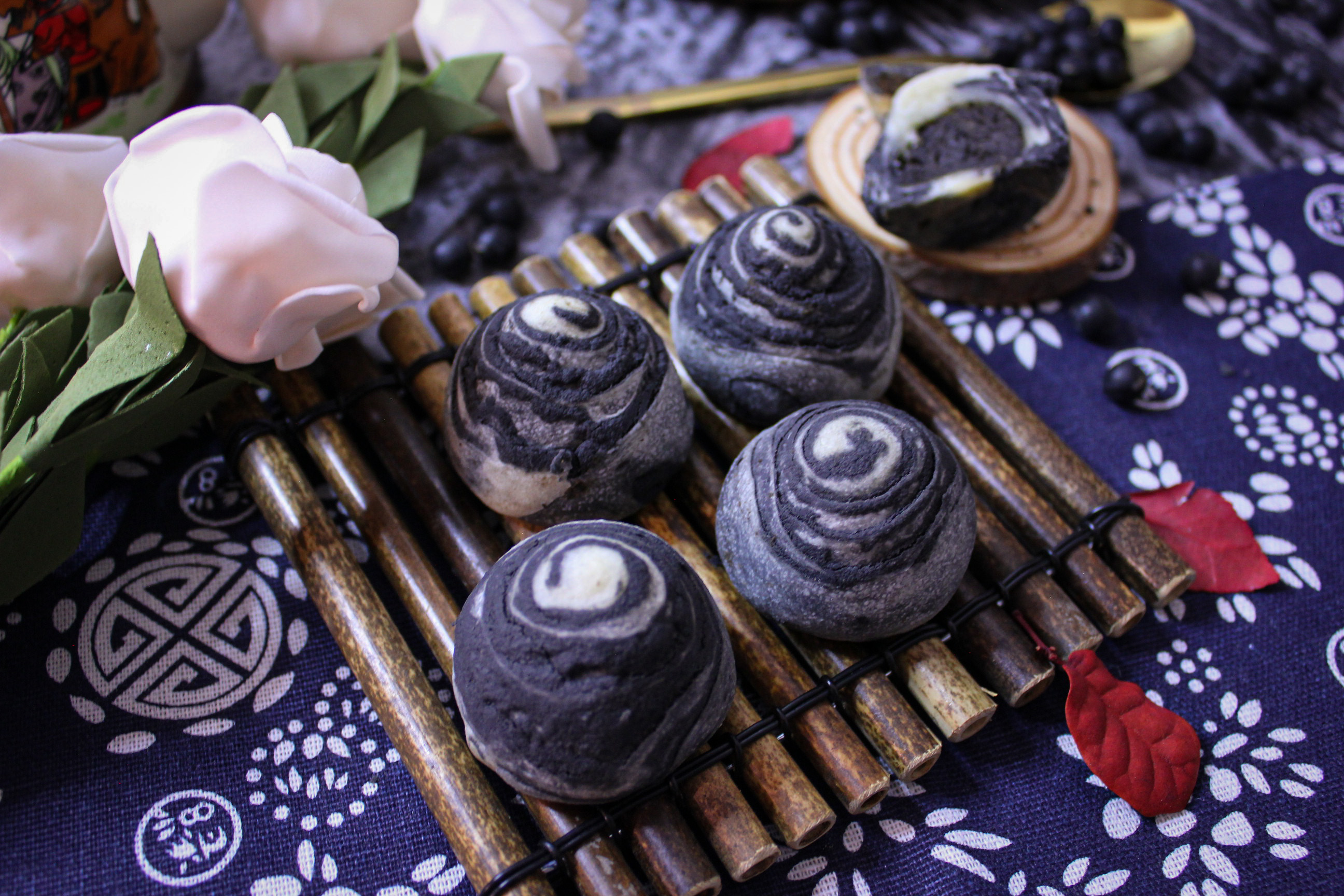 黑豆竹炭酥餅,中筋麵粉,黑豆食譜,做法,自家製,diy,黑豆, 酥餅 製作,豆沙