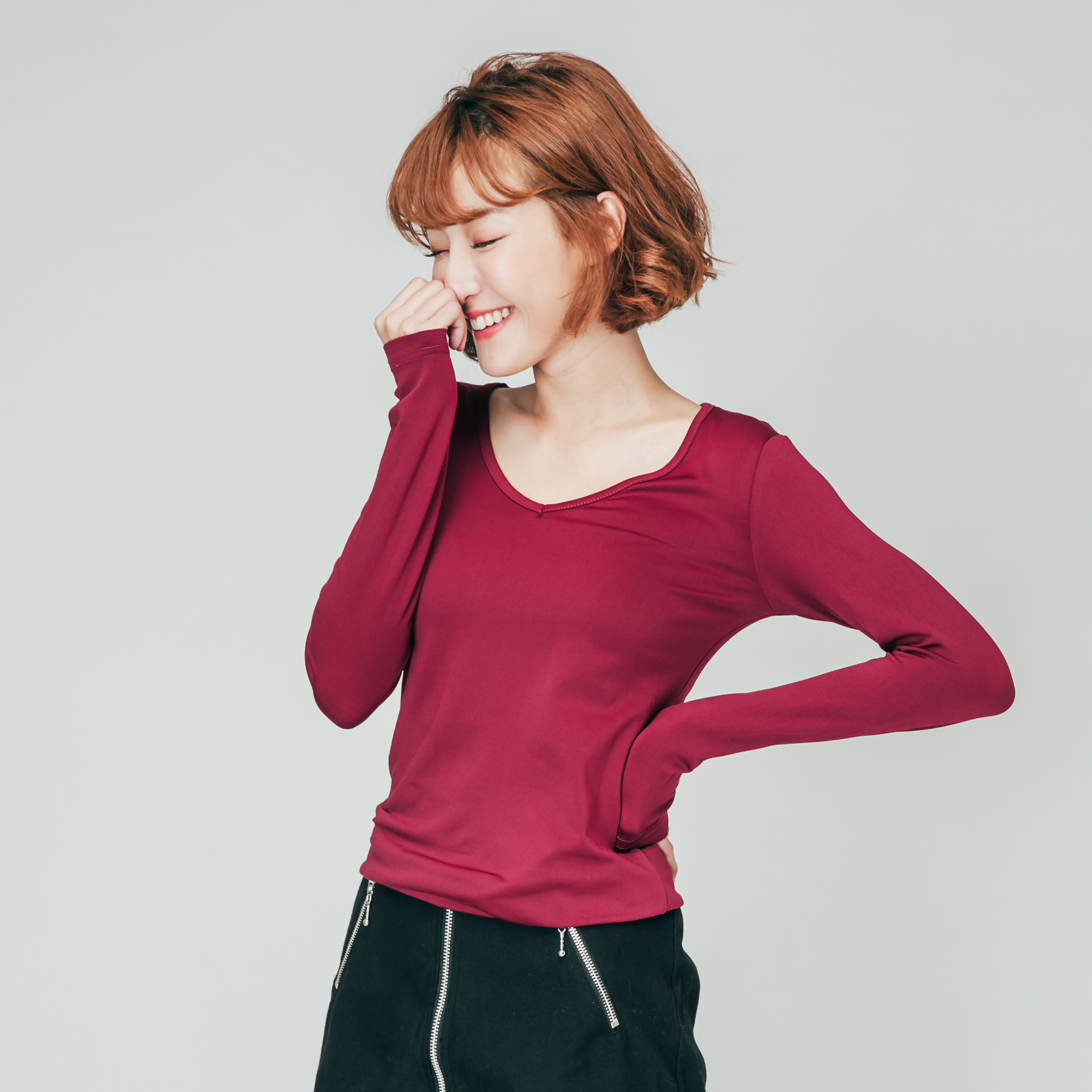 Thermal Underwear 薄暖衣 女V領