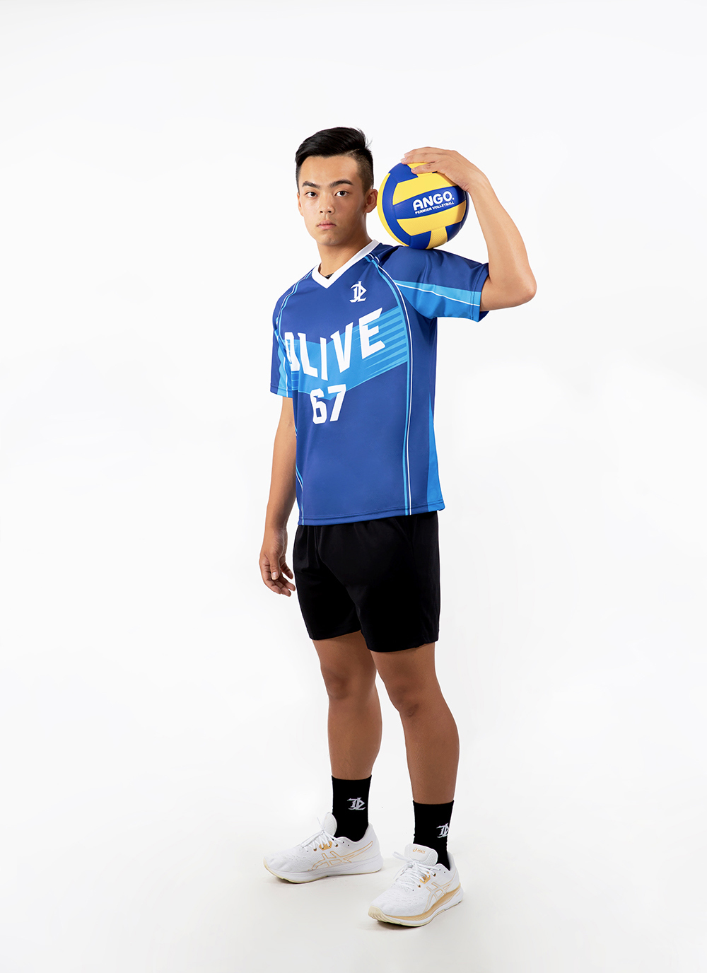 昇華V領排球服 - 克雷爾