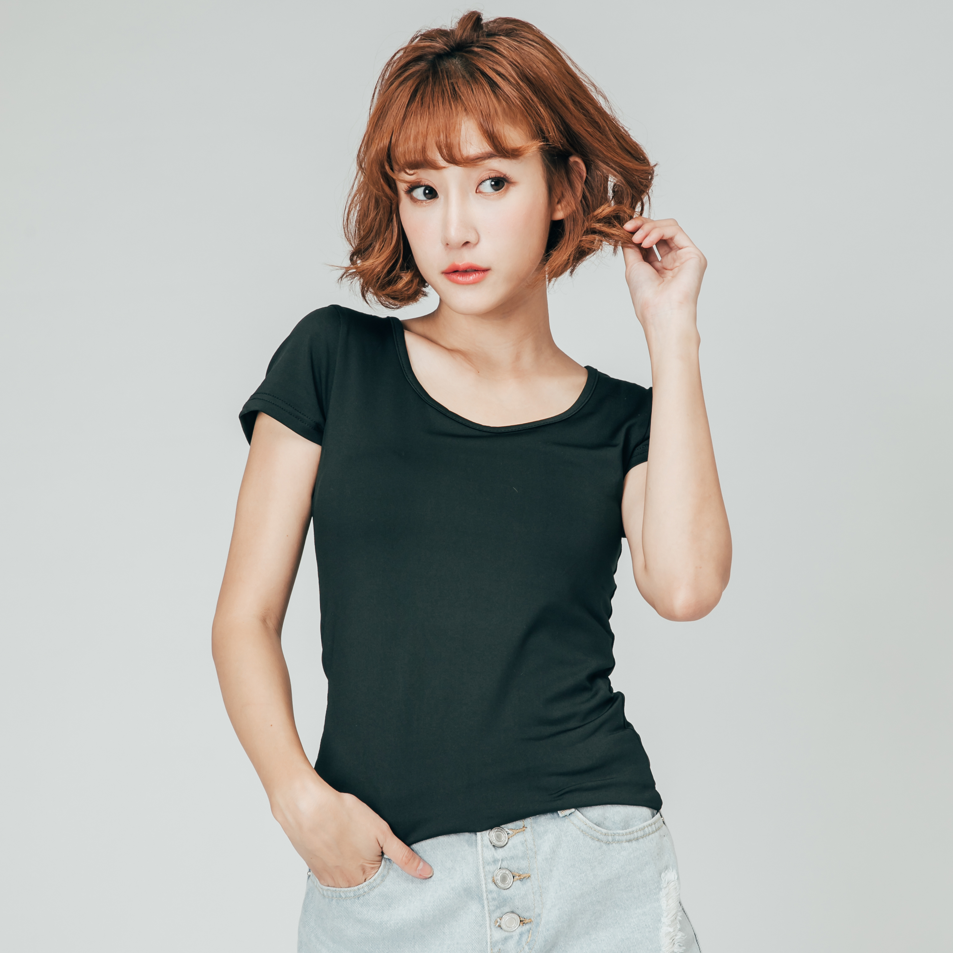 Thermal Underwear 薄暖衣 女短袖