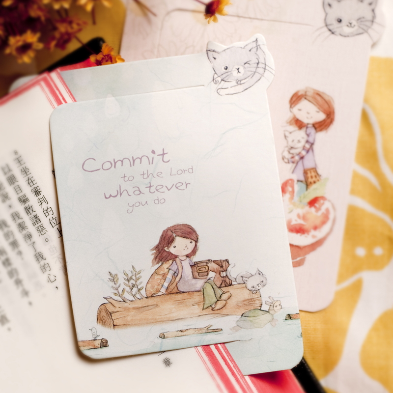 小喬紙品卡類｜聖經金句書籤—清心尋求／智慧言語