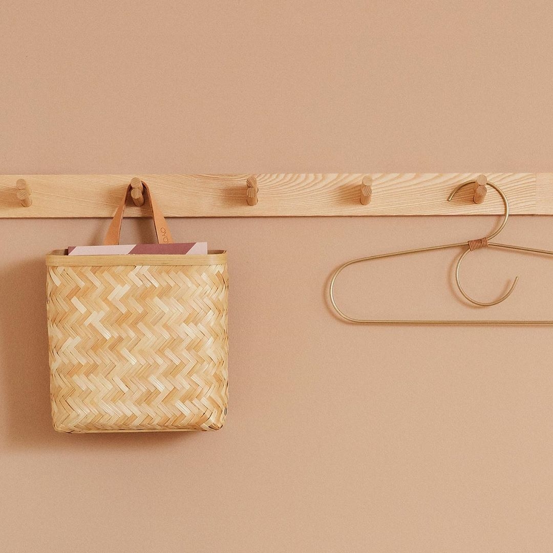 OYOY Sporta 方形竹編籃