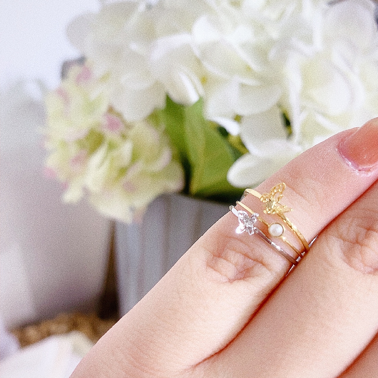 蝴蝶尾戒指SET (網站限定優惠)