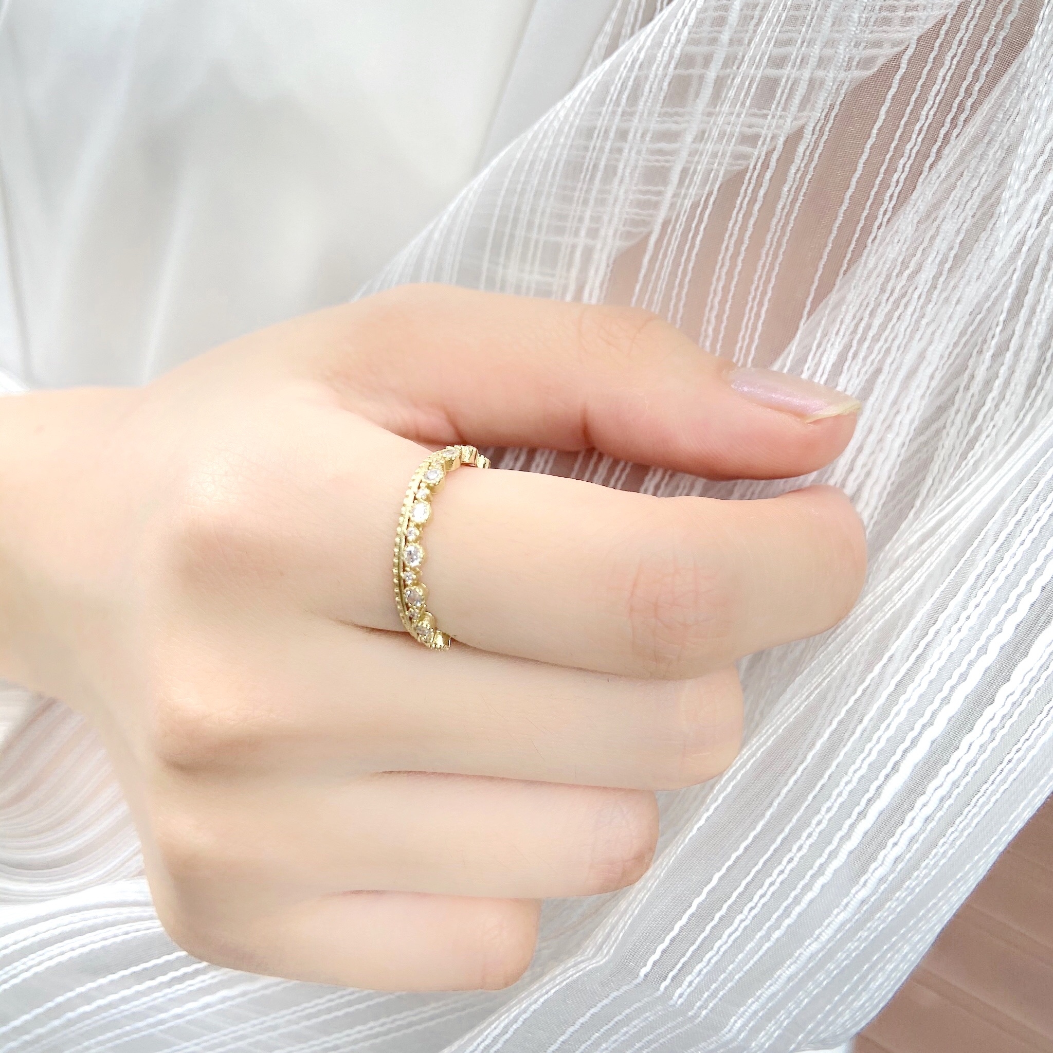 |14k金 |  相互依偎戒指 | RI0138 |