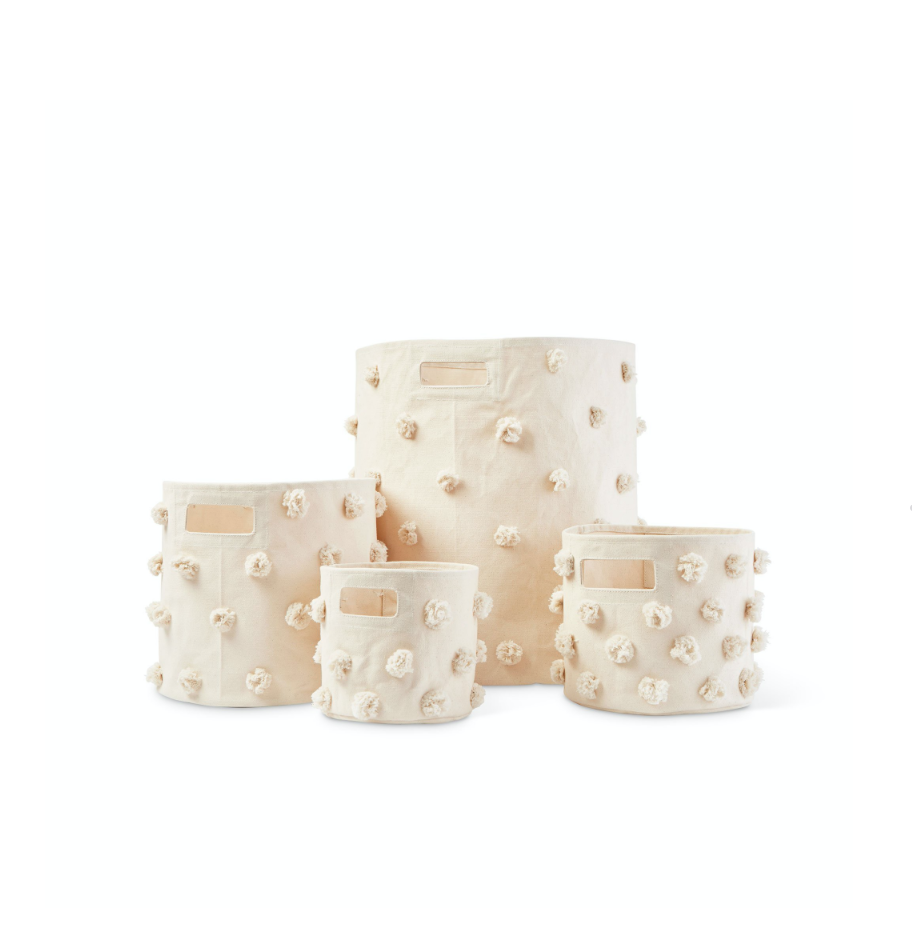 PEHR - Pom Pom Mini 收納籃（Natural）