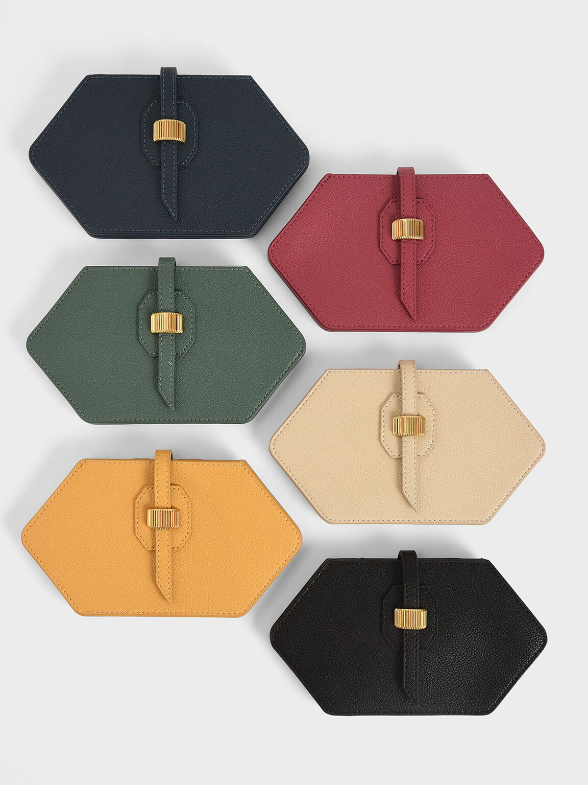 charles and keith hexagon bag