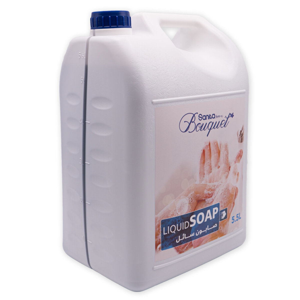 [加倫裝] 歐盟認可 Sanita 抗菌保濕花香洗手液，不含防腐劑 (補充裝), 5500mL
