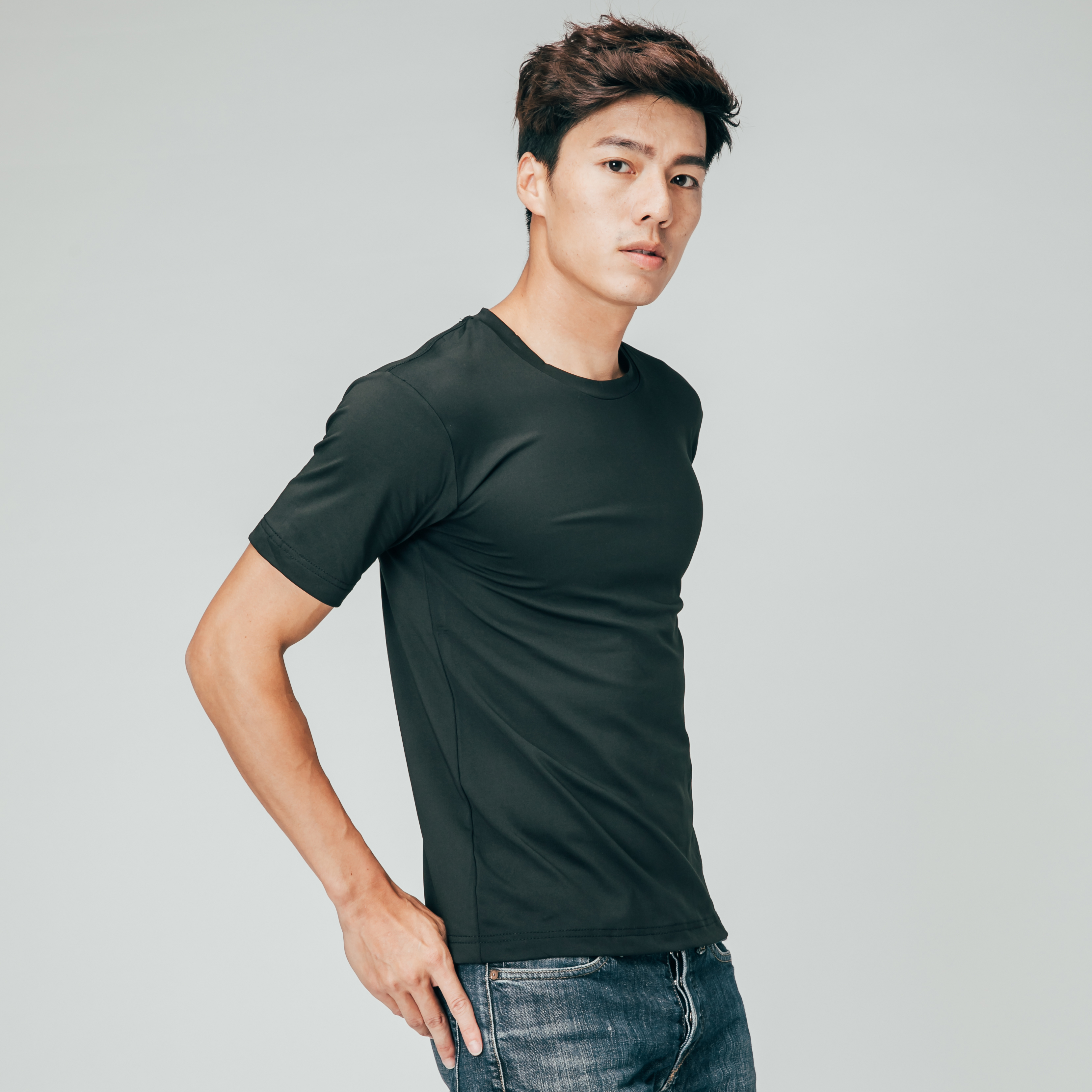 Thermal Underwear 薄暖衣 男短袖