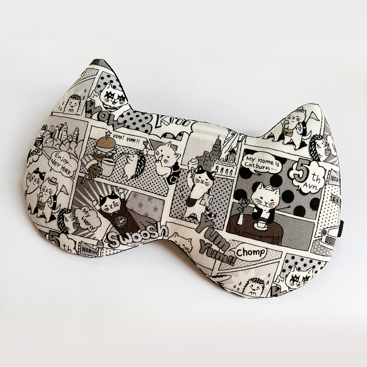 『貓貓在紐約』旅行睡眠眼罩（頭圍可調整版）