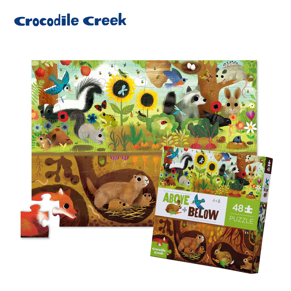 美國Crocodile Creek 探索主題拼圖-多款任選