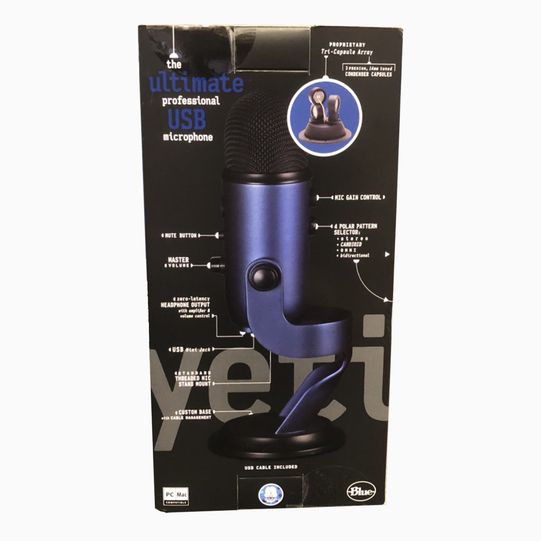 Blue Yeti USB 雪怪 電容麥克風