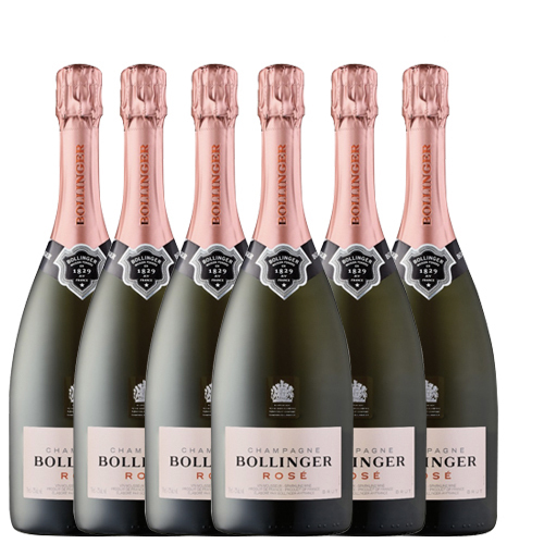 Bollinger Brut Rose (RP93) - 6 Bottle Pack