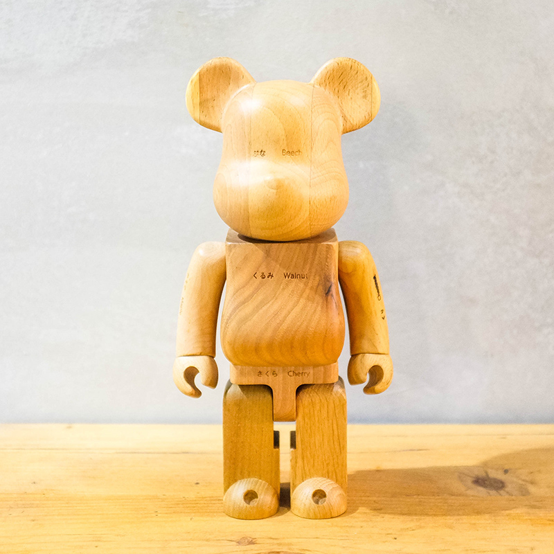 【車庫服飾】Bearbrick 400% Medicom Toy Karimoku more trees 坂本龍一木頭熊