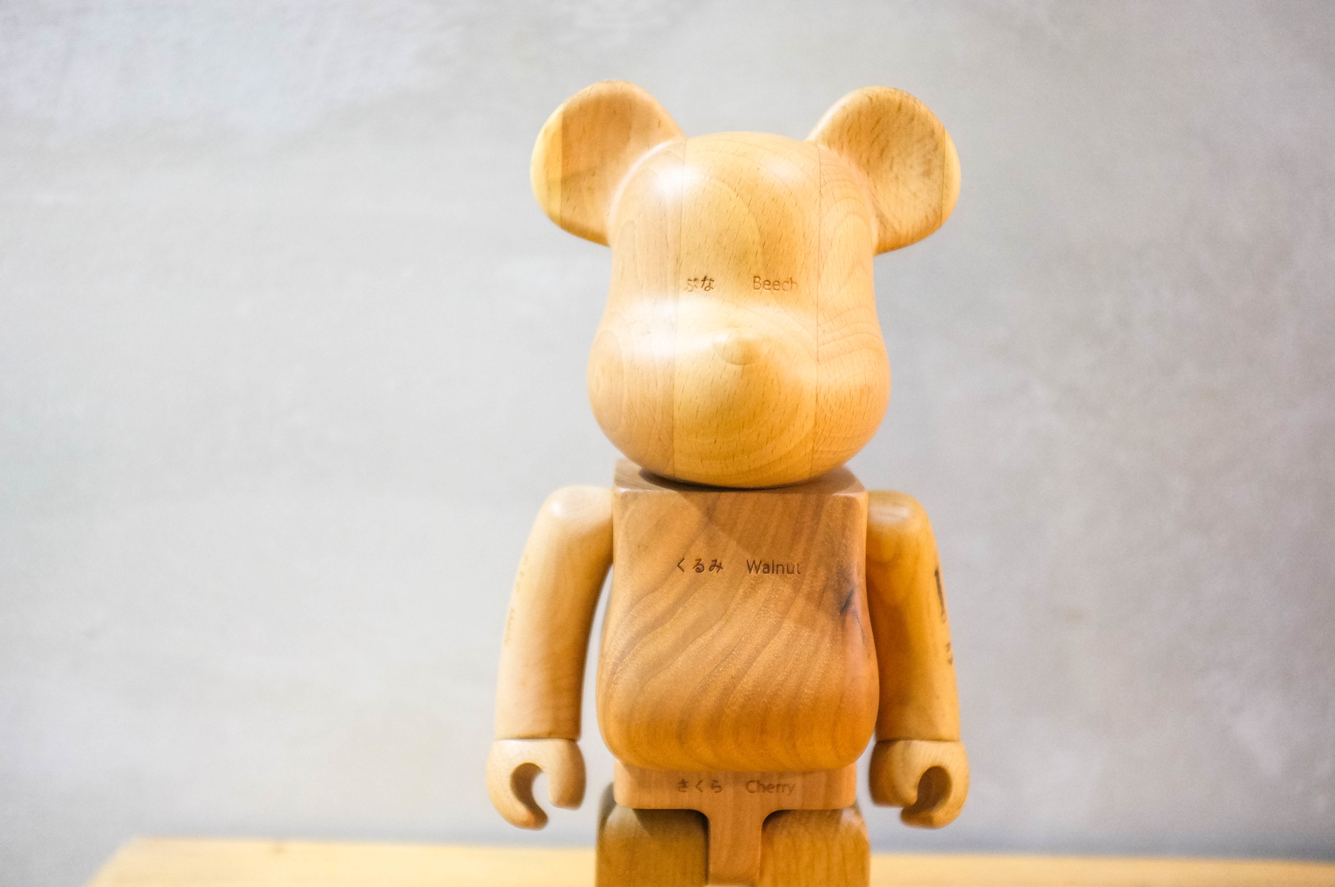 【車庫服飾】Bearbrick 400% Medicom Toy Karimoku more trees 坂本龍一木頭熊