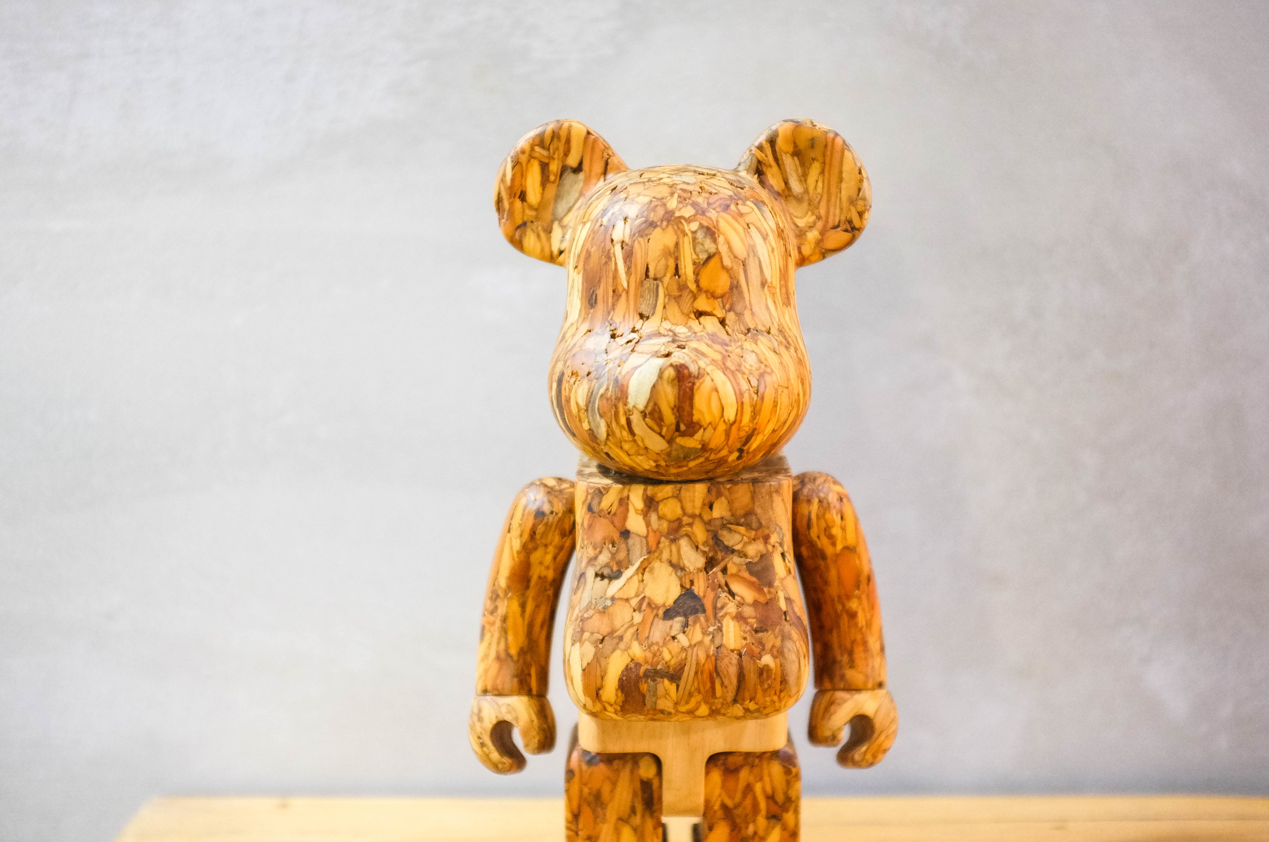 【車庫服飾】Bearbrick 400% Medicom Toy ECO VALUE WOOD 坂本龍一 木製環保熊