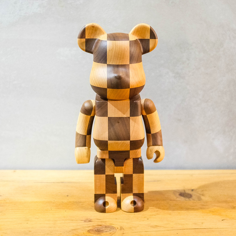【車庫服飾】Bearbrick 400% Medicom Toy LIKE A CHESS 西洋棋盤木頭熊