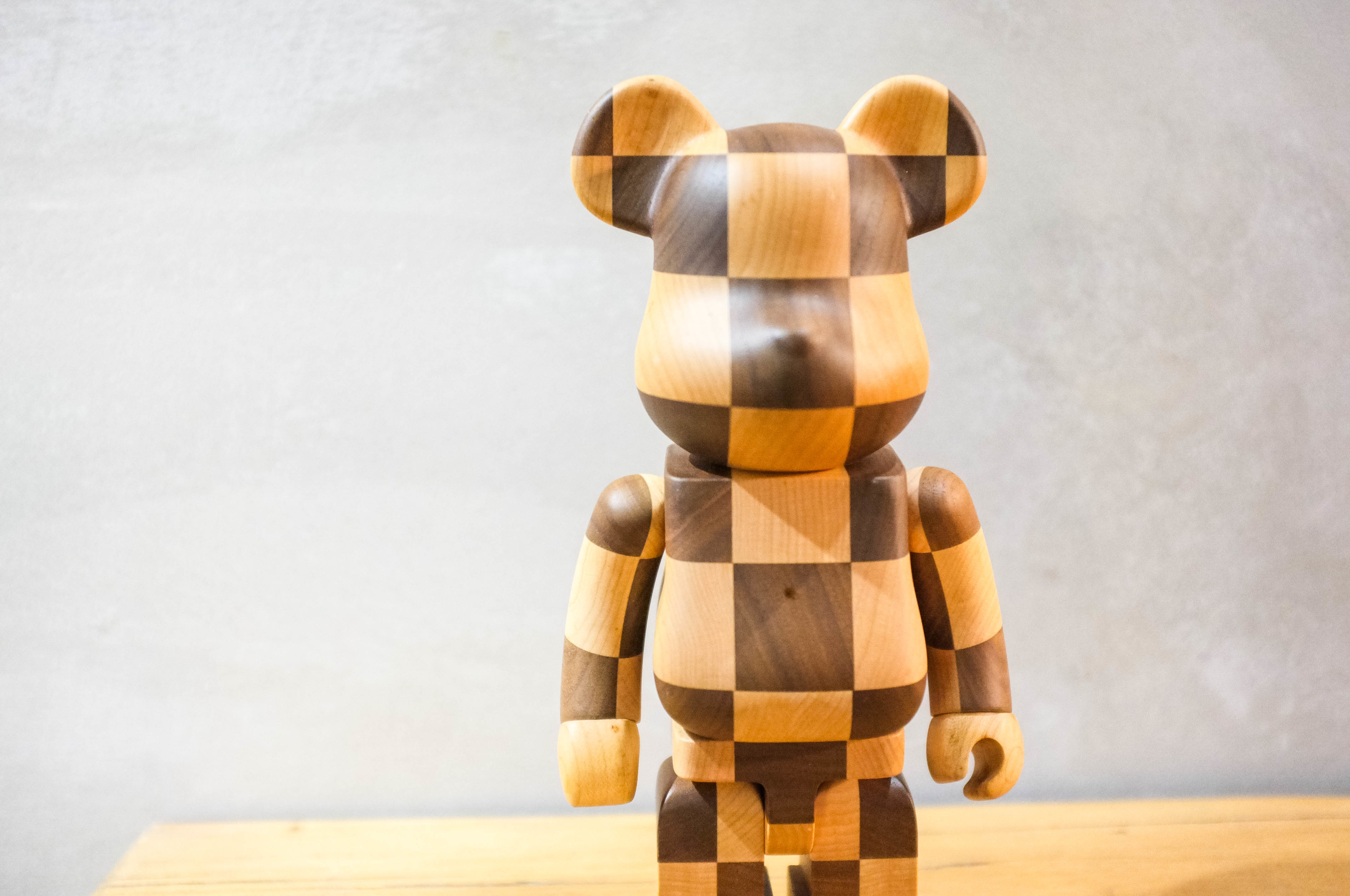 【車庫服飾】Bearbrick 400% Medicom Toy LIKE A CHESS 西洋棋盤木頭熊
