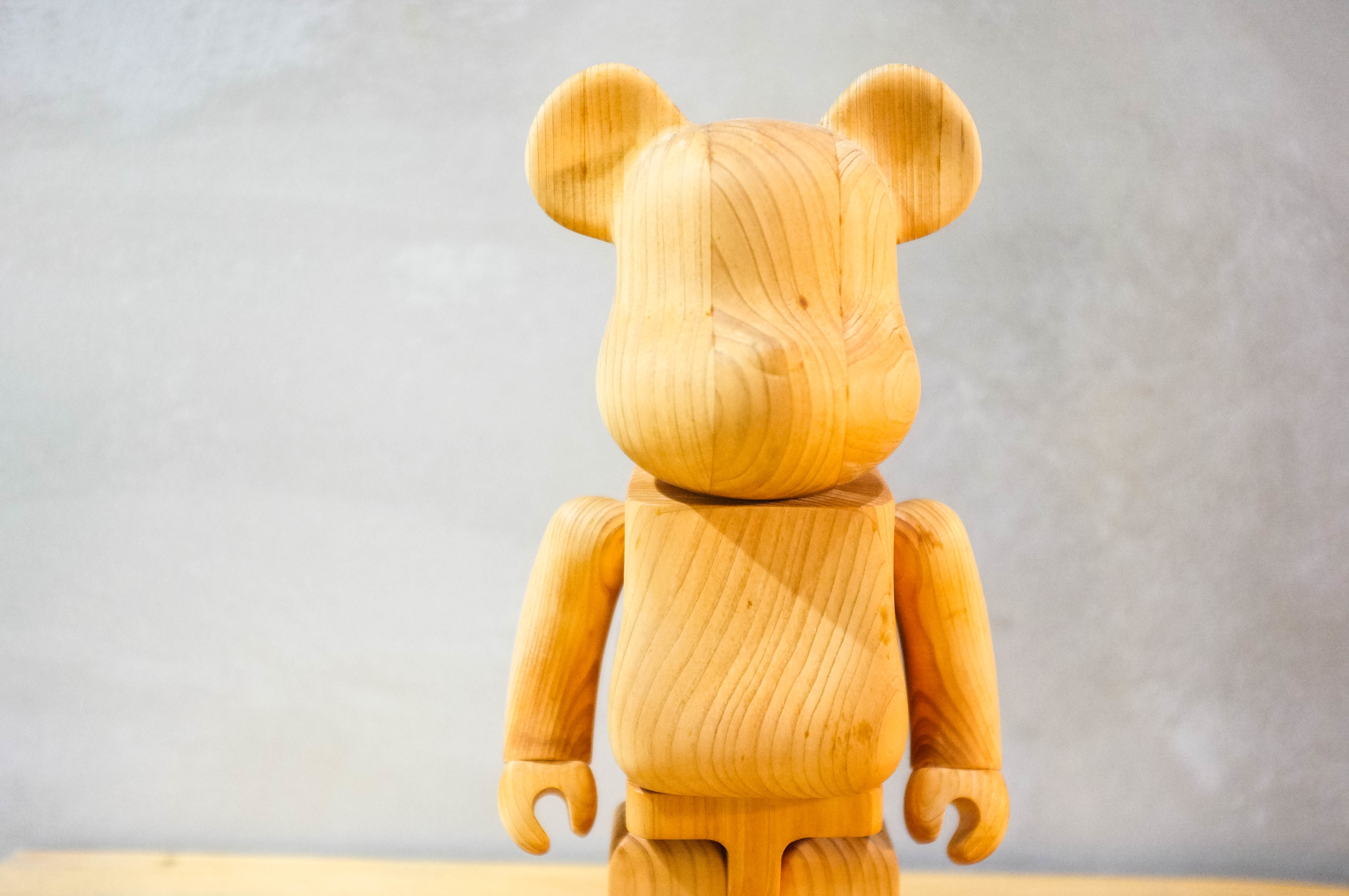 【車庫服飾】Bearbrick 400% Medicom Toy Karimoku Hinoki Cypress淺木頭熊
