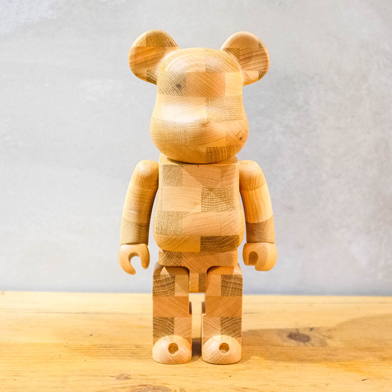 車庫服飾】Bearbrick 400% Medicom Toy BRICK-STYLE TILES 格子 木頭熊