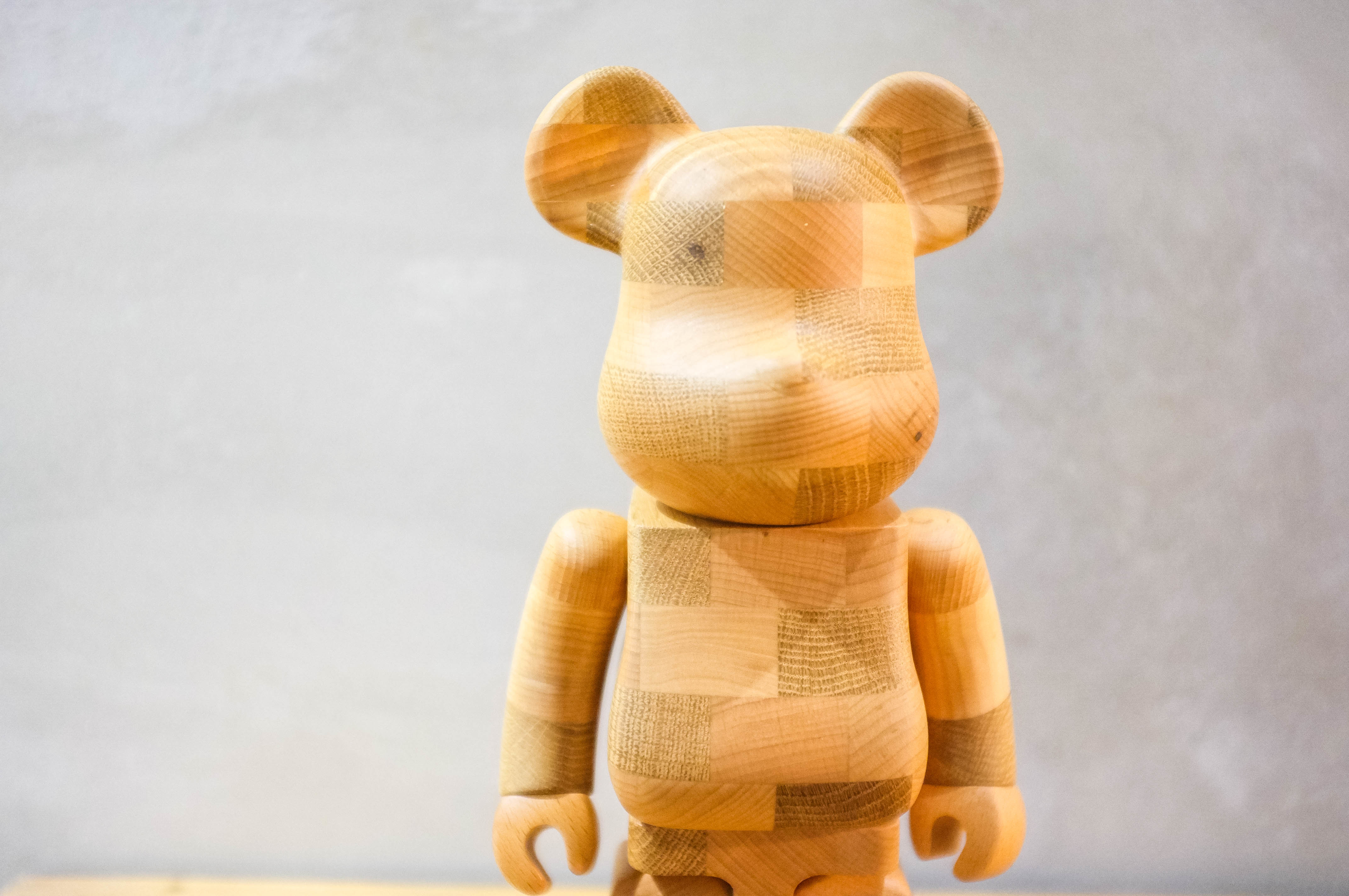 車庫服飾】Bearbrick 400% Medicom Toy BRICK-STYLE TILES 格子 木頭熊