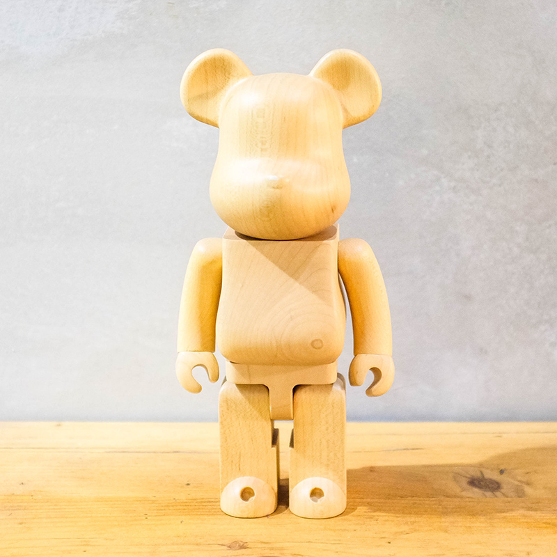 【車庫服飾】Bearbrick 400% Medicom Toy GLOW IN THE DARK 白木 夜光 木頭熊