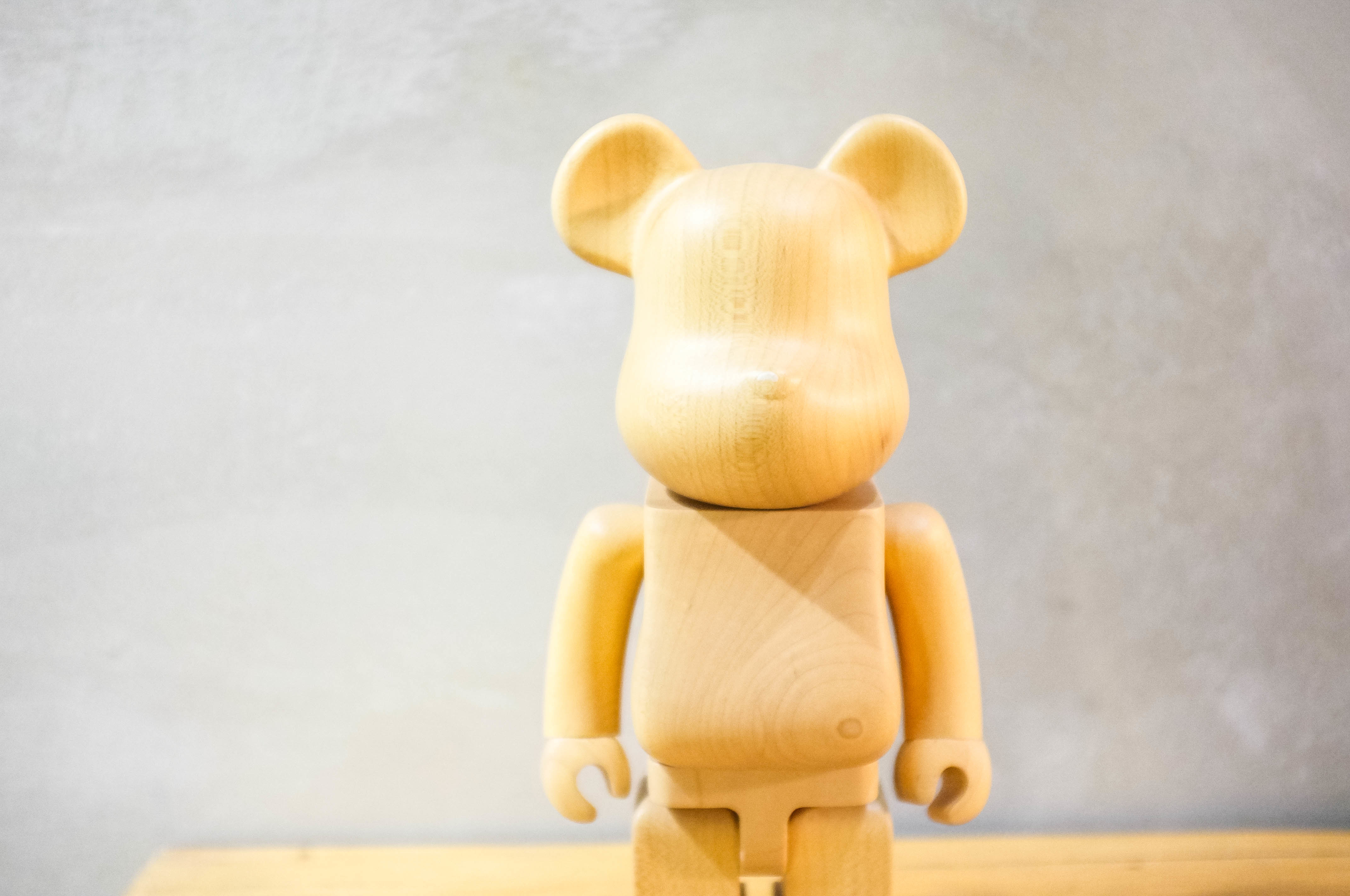【車庫服飾】Bearbrick 400% Medicom Toy GLOW IN THE DARK 白木 夜光 木頭熊