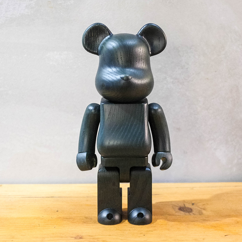 【車庫服飾】Bearbrick 400% Medicom Toy Karimoku Indigo Paint 深藍木頭熊