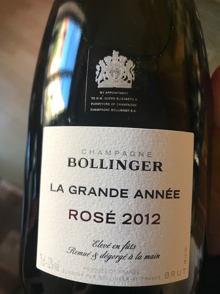 Bollinger La Grande Annee Rose 2012 (BH95)