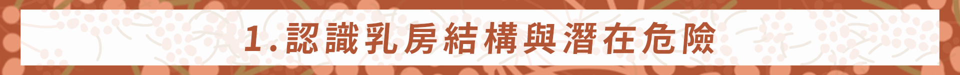 team joined,認識乳房結構與潛在危險